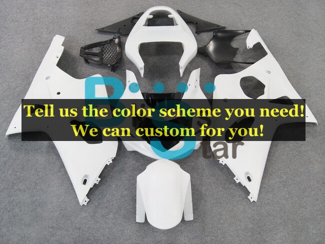 (image for) custom fairing kits fit for Suzuki GSXR 1000 K1 2001 2002